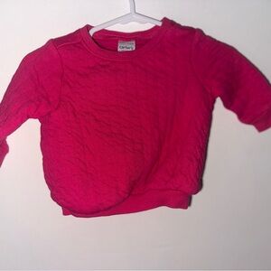 Carter's Fuchsia Kids Sweater & Pant Set